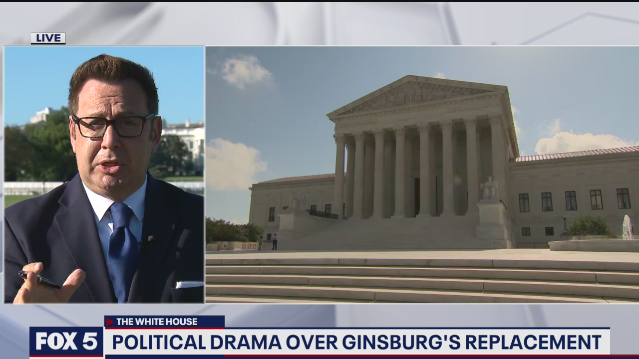 Political drama over Ginsburg's replacement