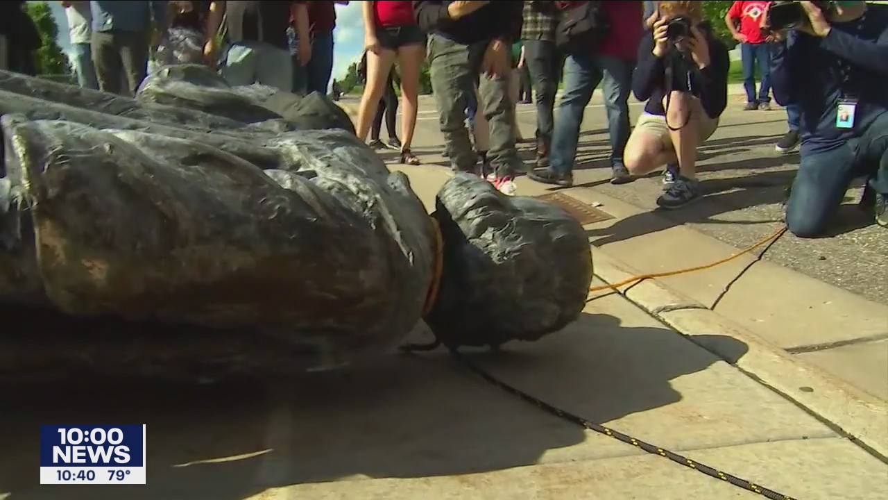 Protest organizer charged in toppling of Christopher Columbus statue at Minnesota State Capitol