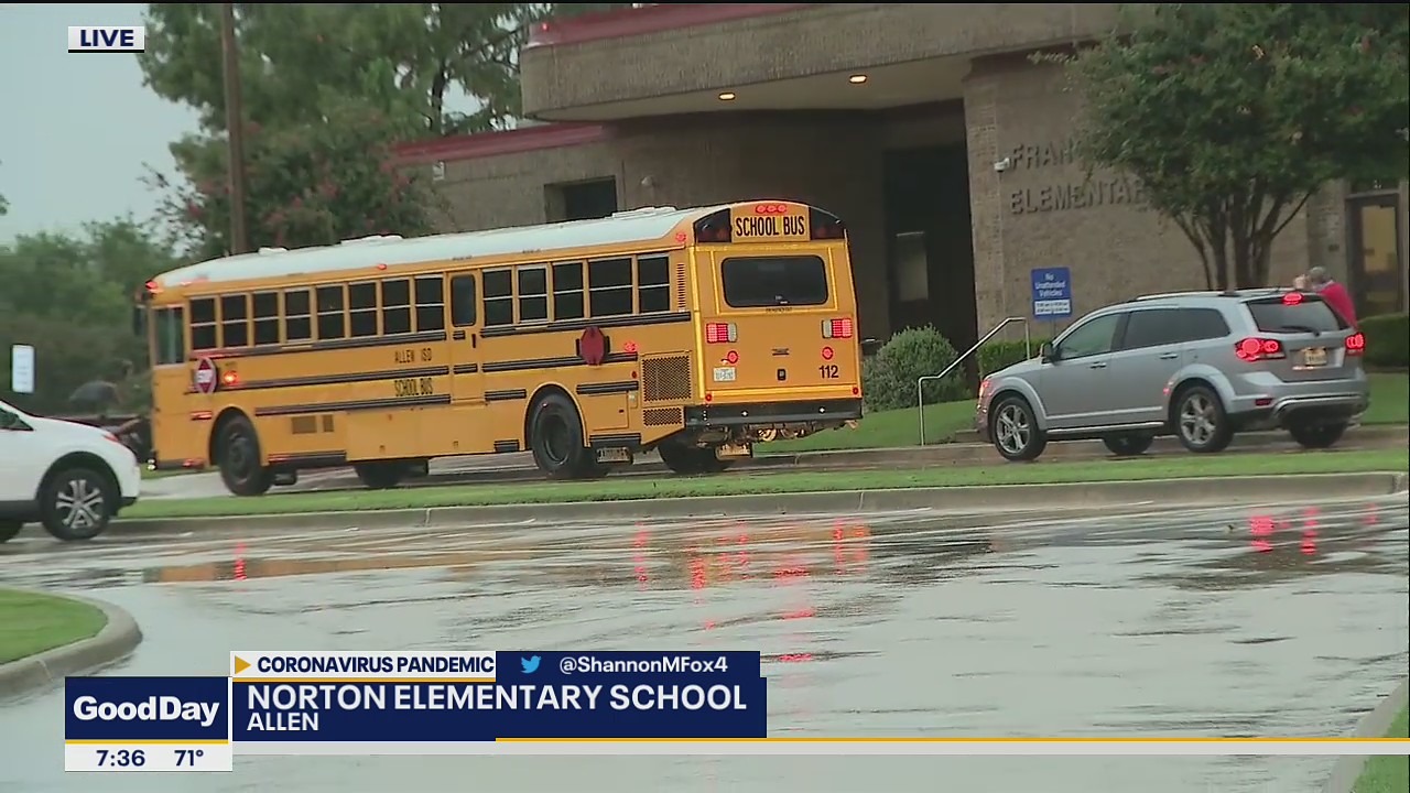 Students return to the classroom in Allen ISD