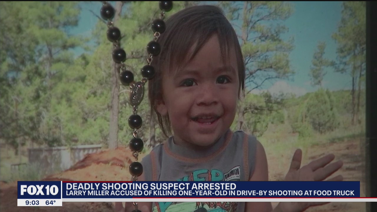 Police: Man arrested in connection with Mesa drive-by shooting that left one-year-old dead