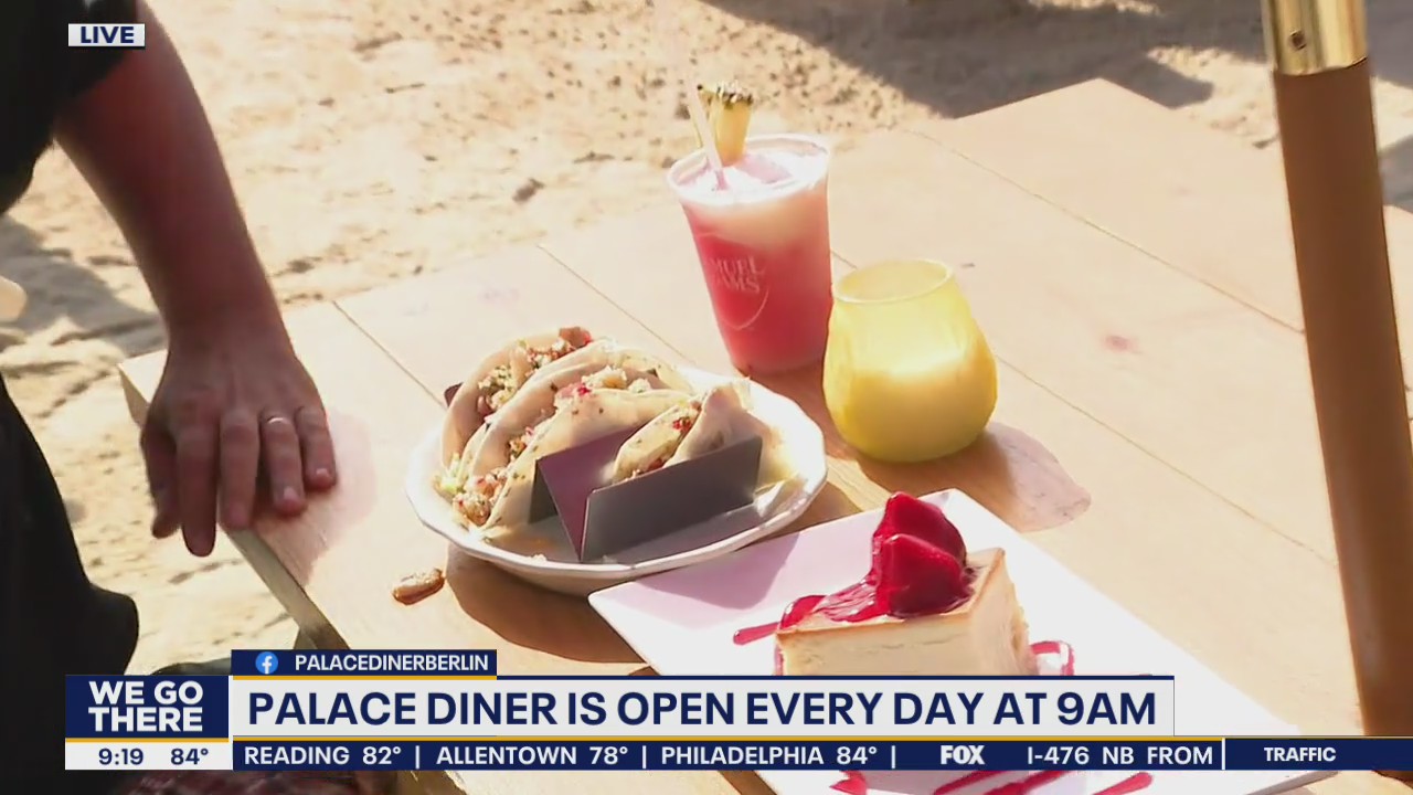 Palace Diner shows off their diner by the beach