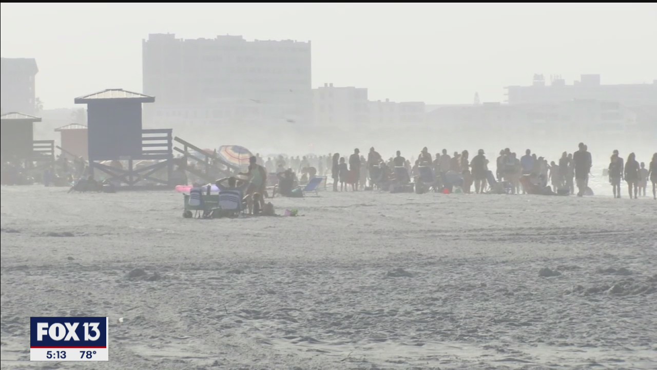 Spring break tourists are back