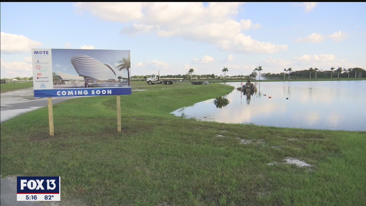 Ground broken on new Mote aquarium