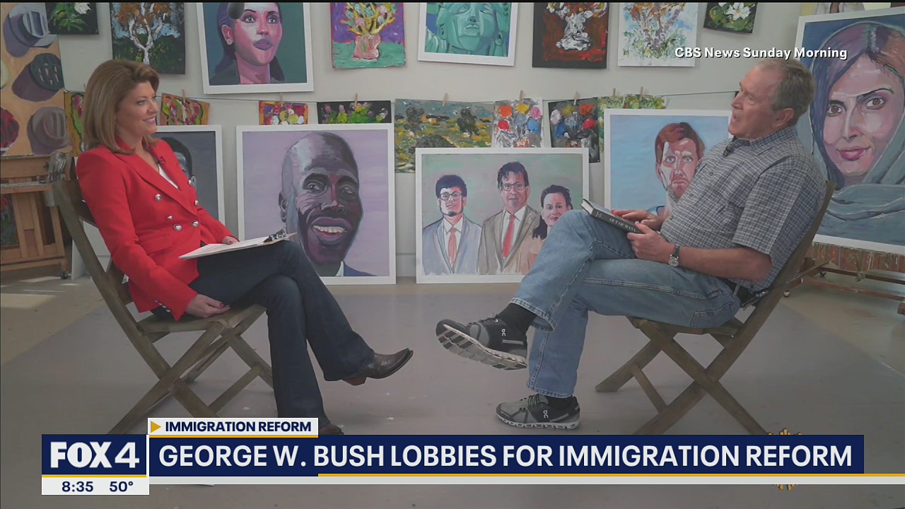 George W. Bush lobbies for immigration reform
