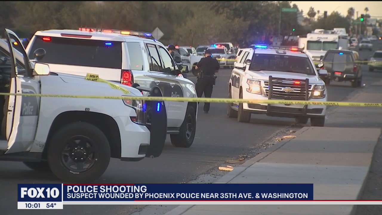 Phoenix Police officer shoots man who reportedly pulled a knife on a business owner