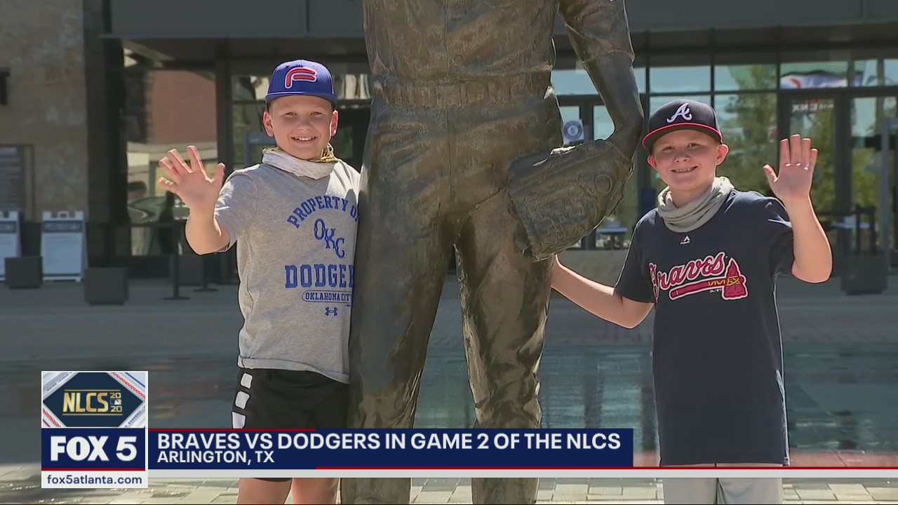 Braves fans excited about Game 2 of the NLCS