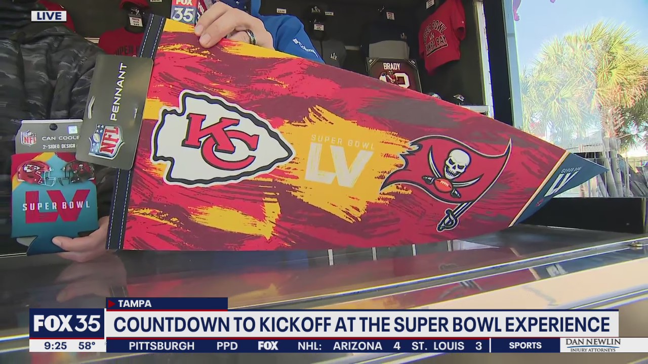 Countdown to kickoff at the Super Bowl Experience