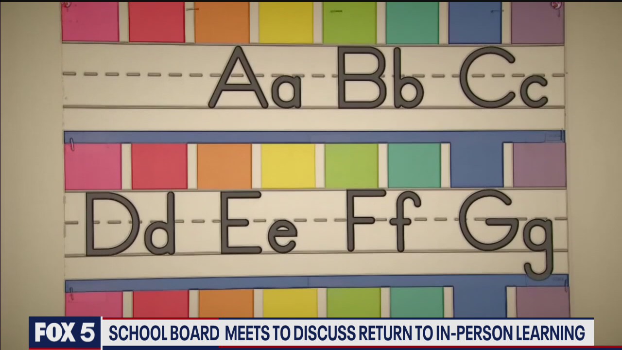 School board meets to discuss return to in-person learning