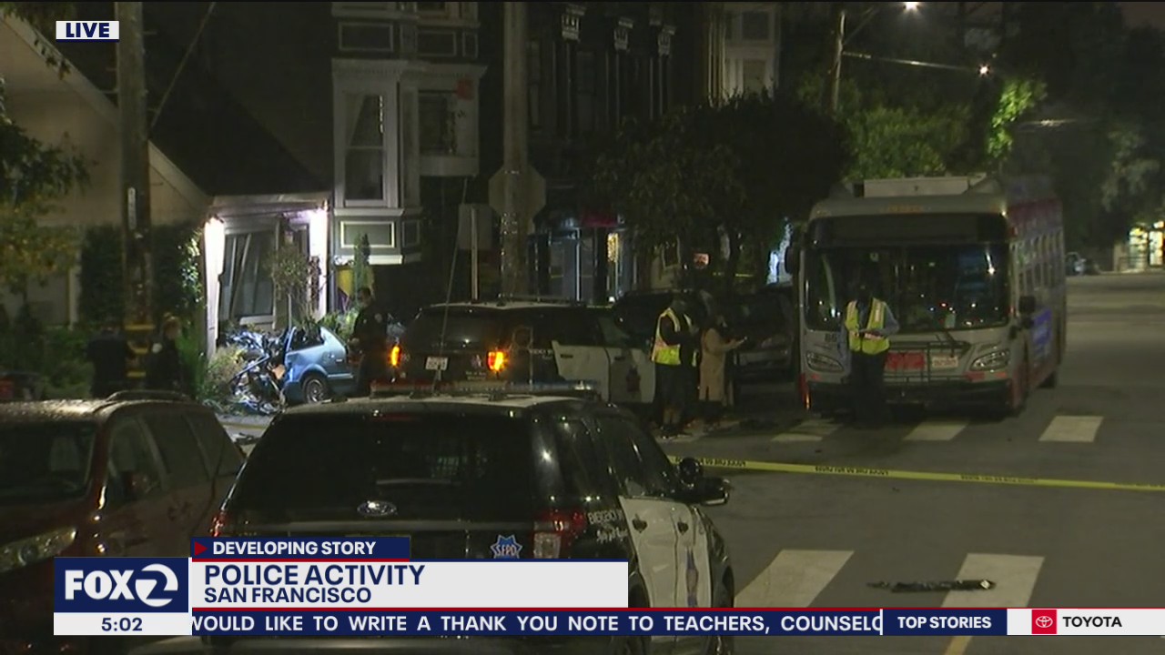 Car crash on Fillmore Street