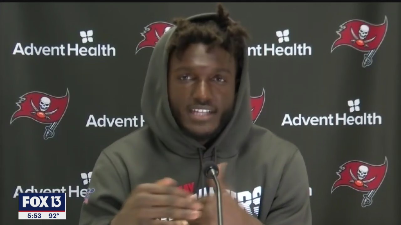Chris Godwin welcomes Tom Brady
