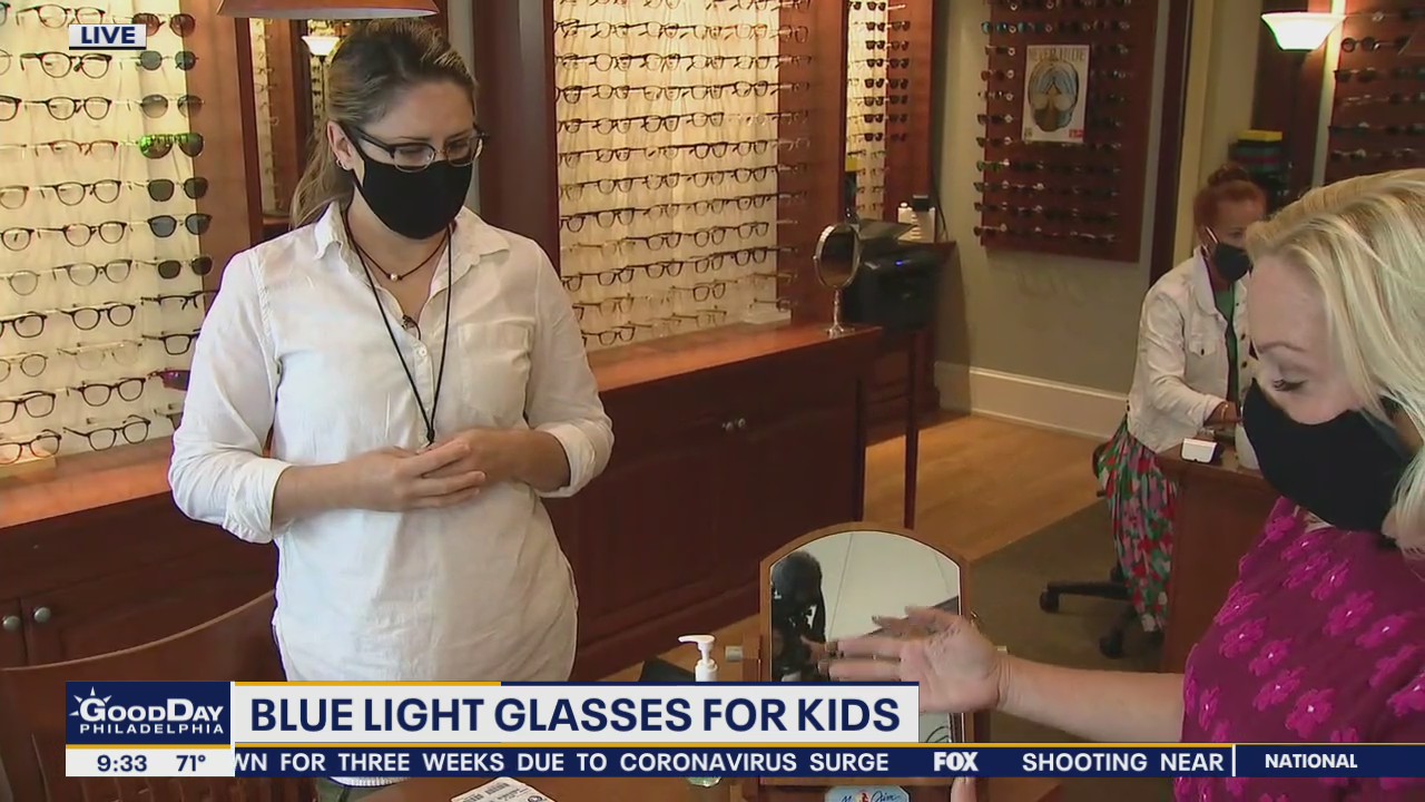 Buying blue light glasses for kids for virtual learning