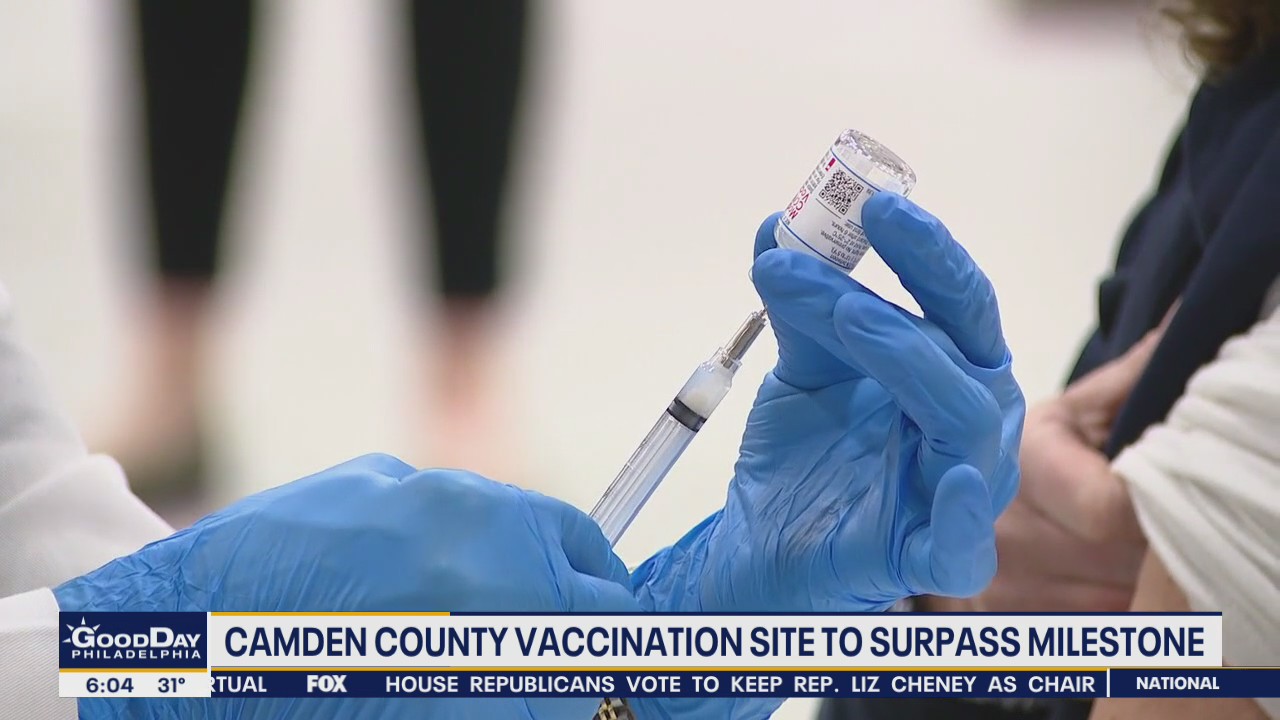 Camden County vaccination mega-site to deliver 10,000th dose on Thursday