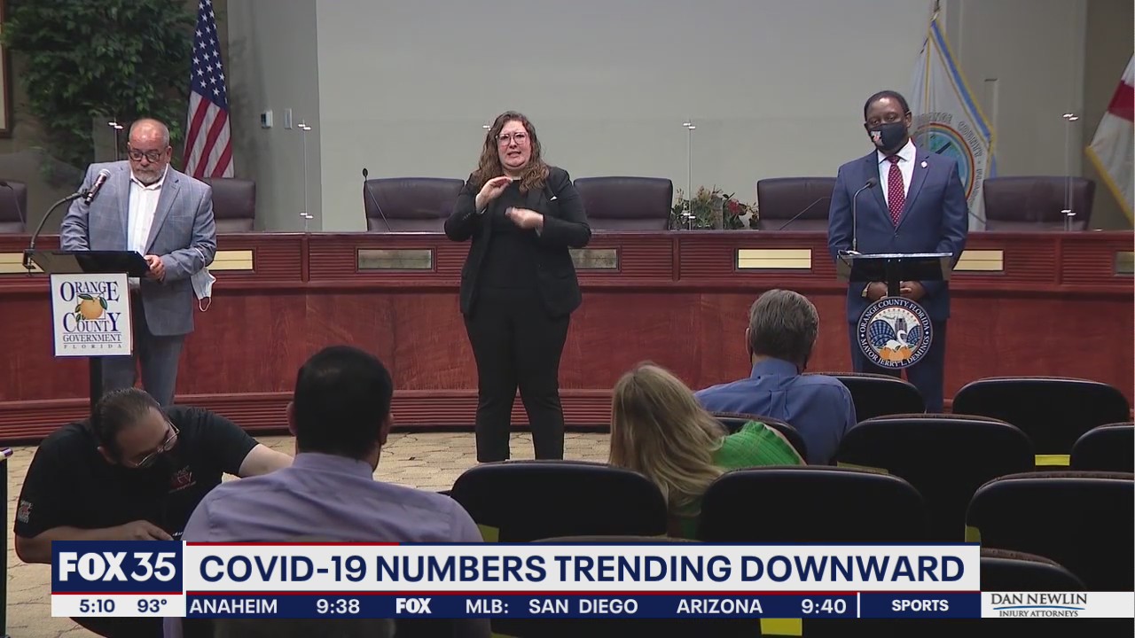 Orange County sees COVID-19 numbers trending down