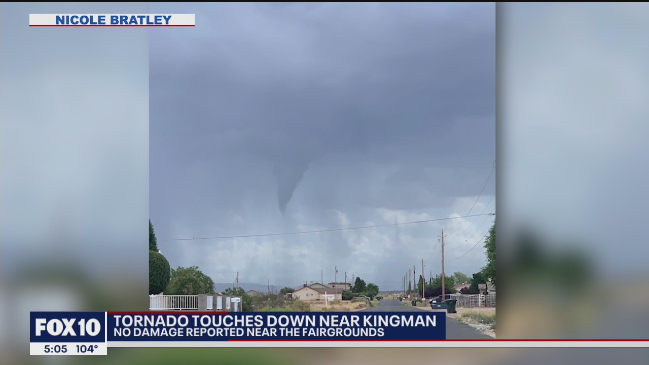 Tornado spotted near Kingman, Arizona