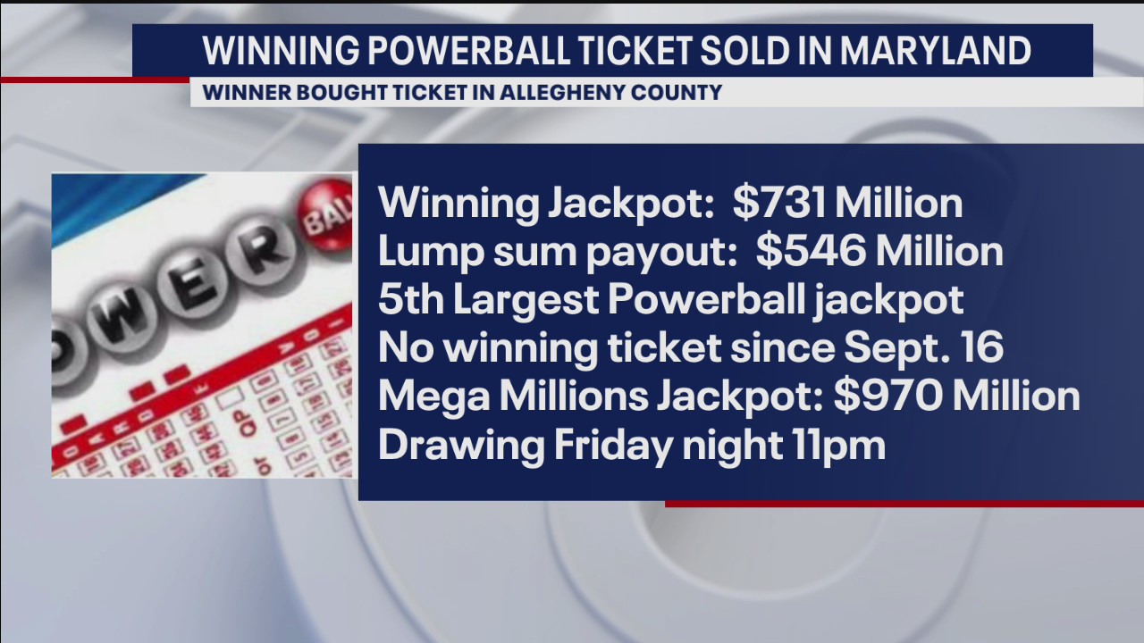 Here's what we know about the $731.1 Million Powerball jackpot winner who bought ticket in Maryland