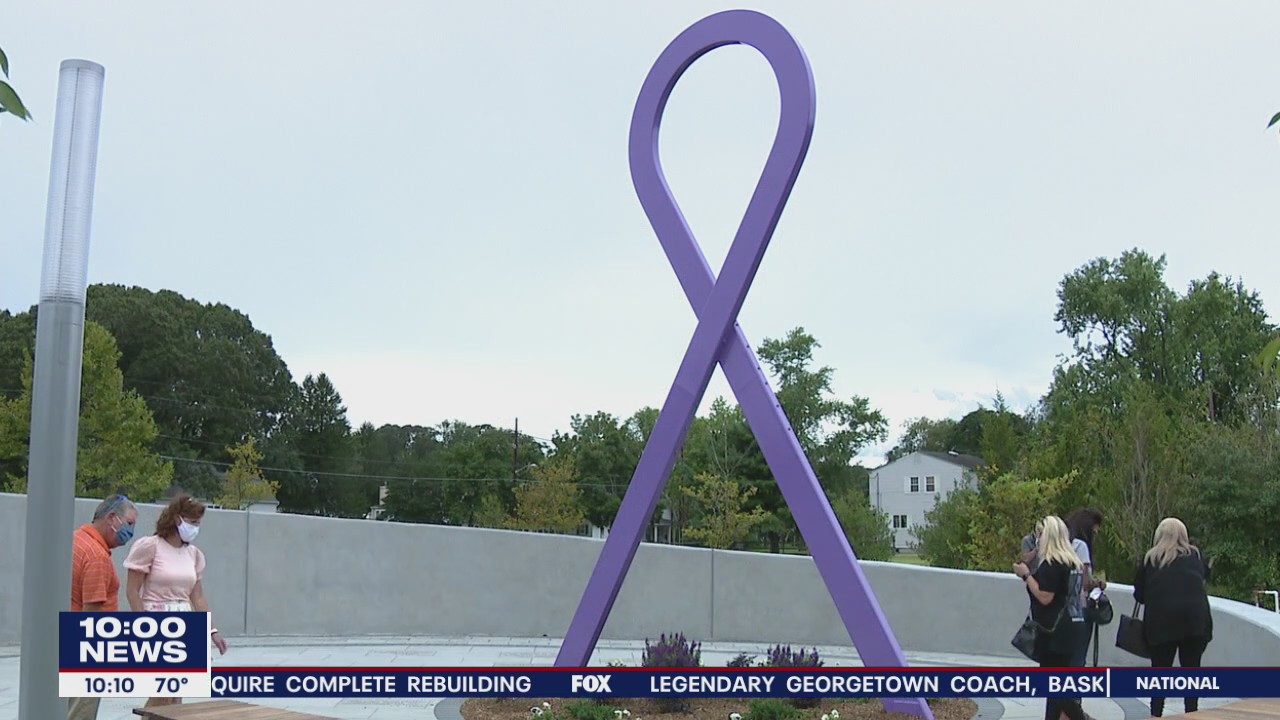 Memorial unveiled in Blackwood, NJ on International Overdose Awareness Day