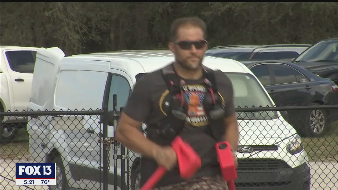 Extreme athlete to run 100 miles carrying axes