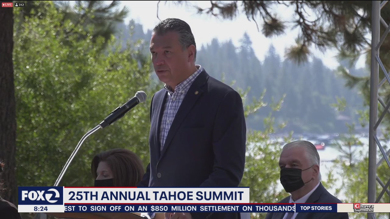 Political and community leaders call for laws to protect Lake Tahoe at the Tahoe Summit