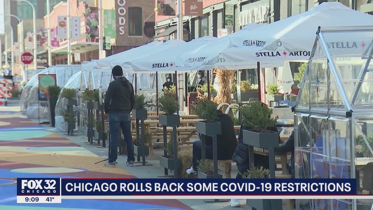 Chicago rolls back some COVID-19 restrictions