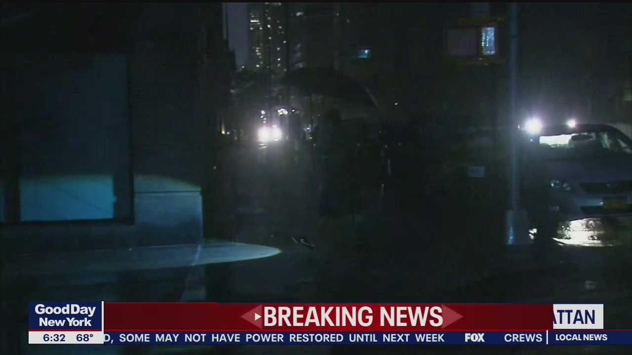 Power outage in Manhattan