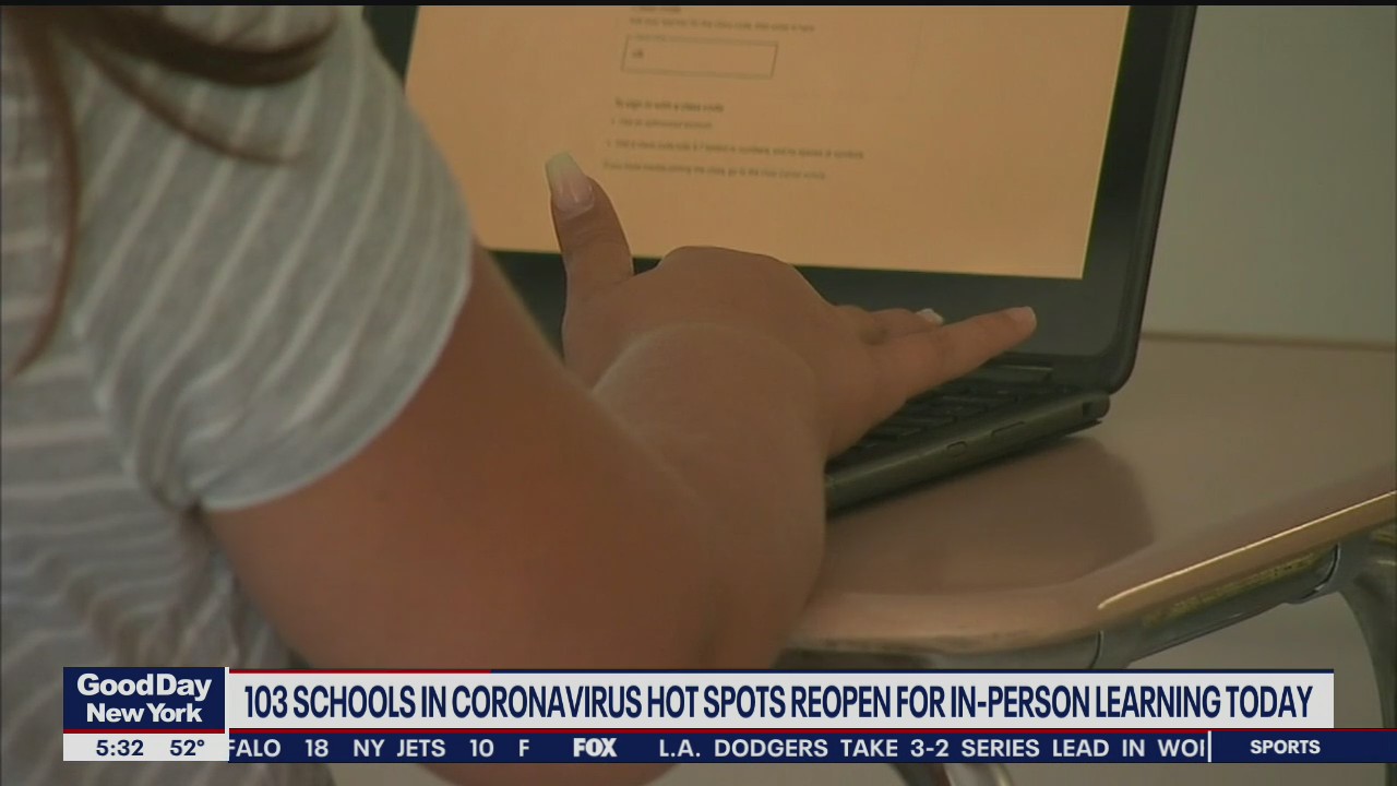 Some schools reopen in hot spots
