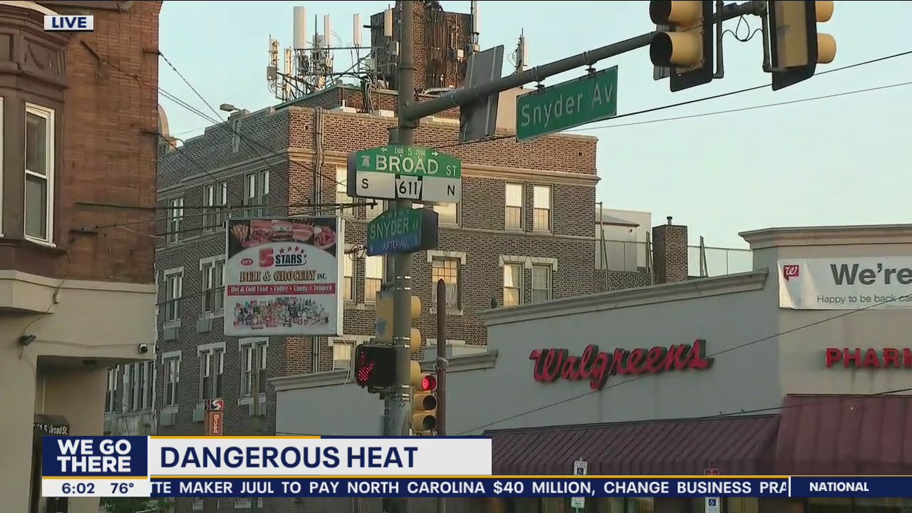 Dangerous heat impacts the Philadelphia region