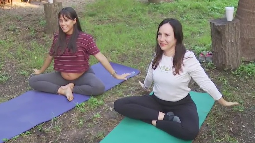 Yoga and mindfulness at Tree Garden