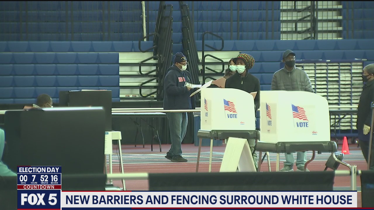 New barriers and fencing surround White House