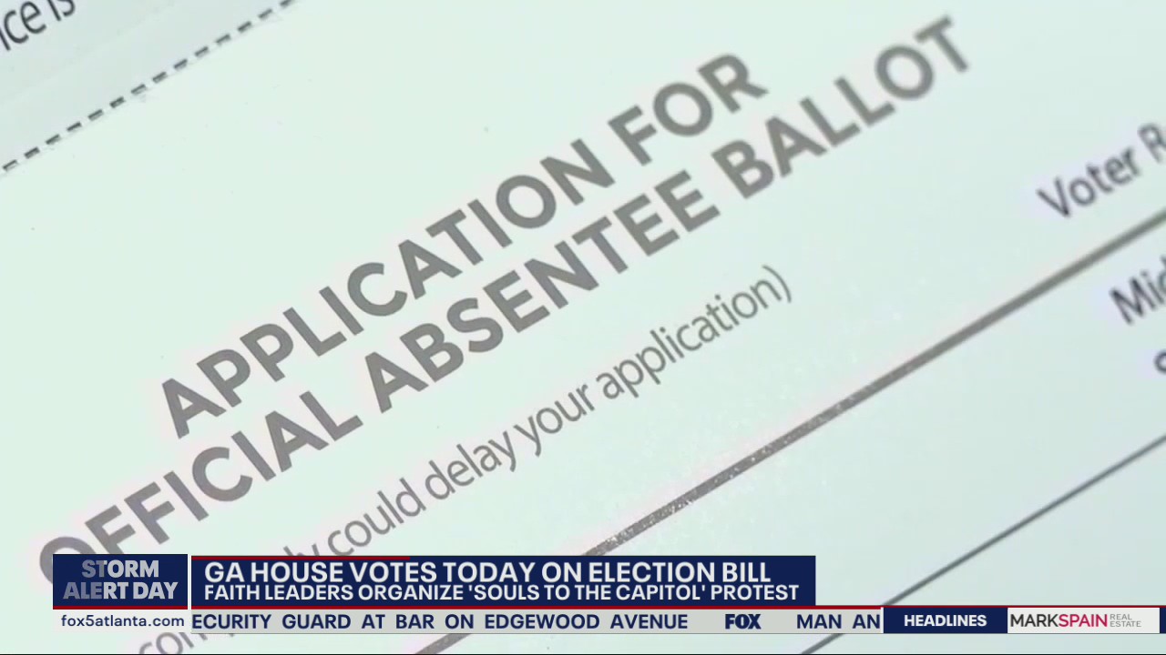 Georgia House to vote on GOP-backed voting bill