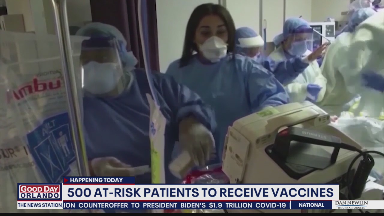 500 at-risk patients to receive vaccines