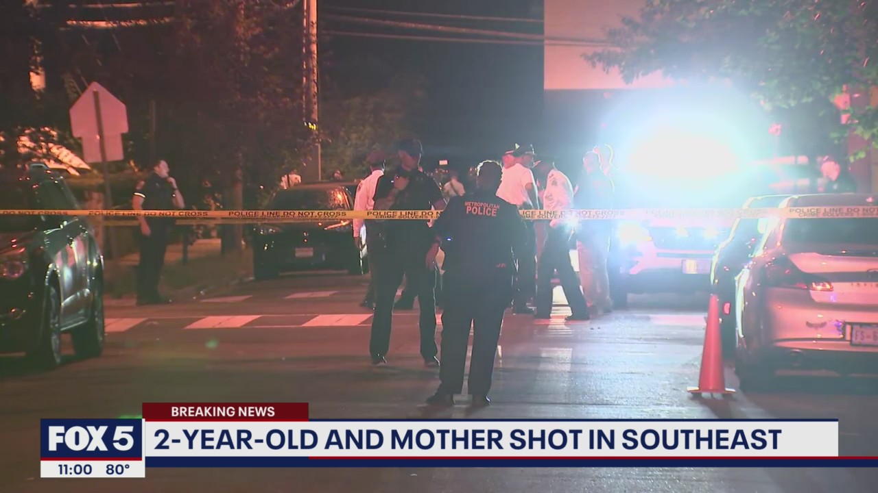 2-year-old, mom shot in Southeast Tuesday night