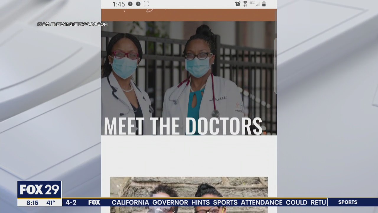 Local twin doctors promote health and wellness in underserved communities