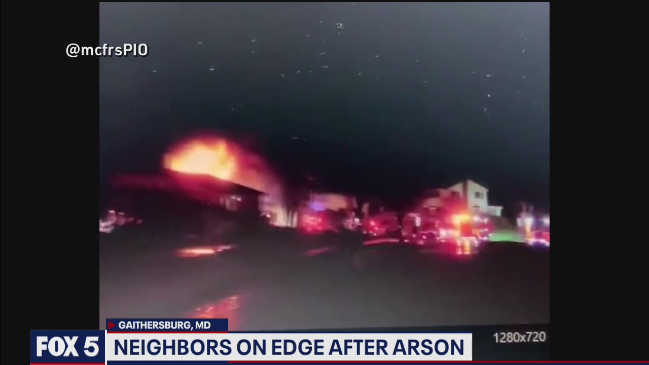 Gaithersburg blaze investigated as arson