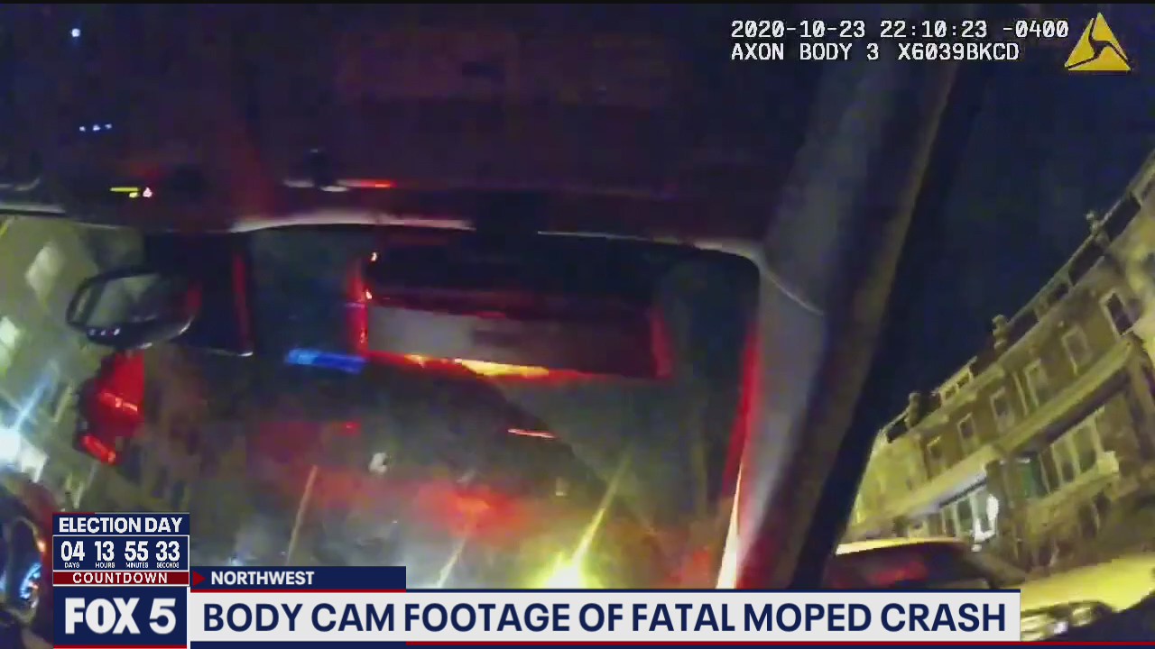 Bodycam footage released of fatal moped crash