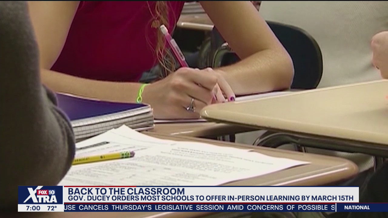 Educators react as Gov. Ducey sets in-person learning deadline