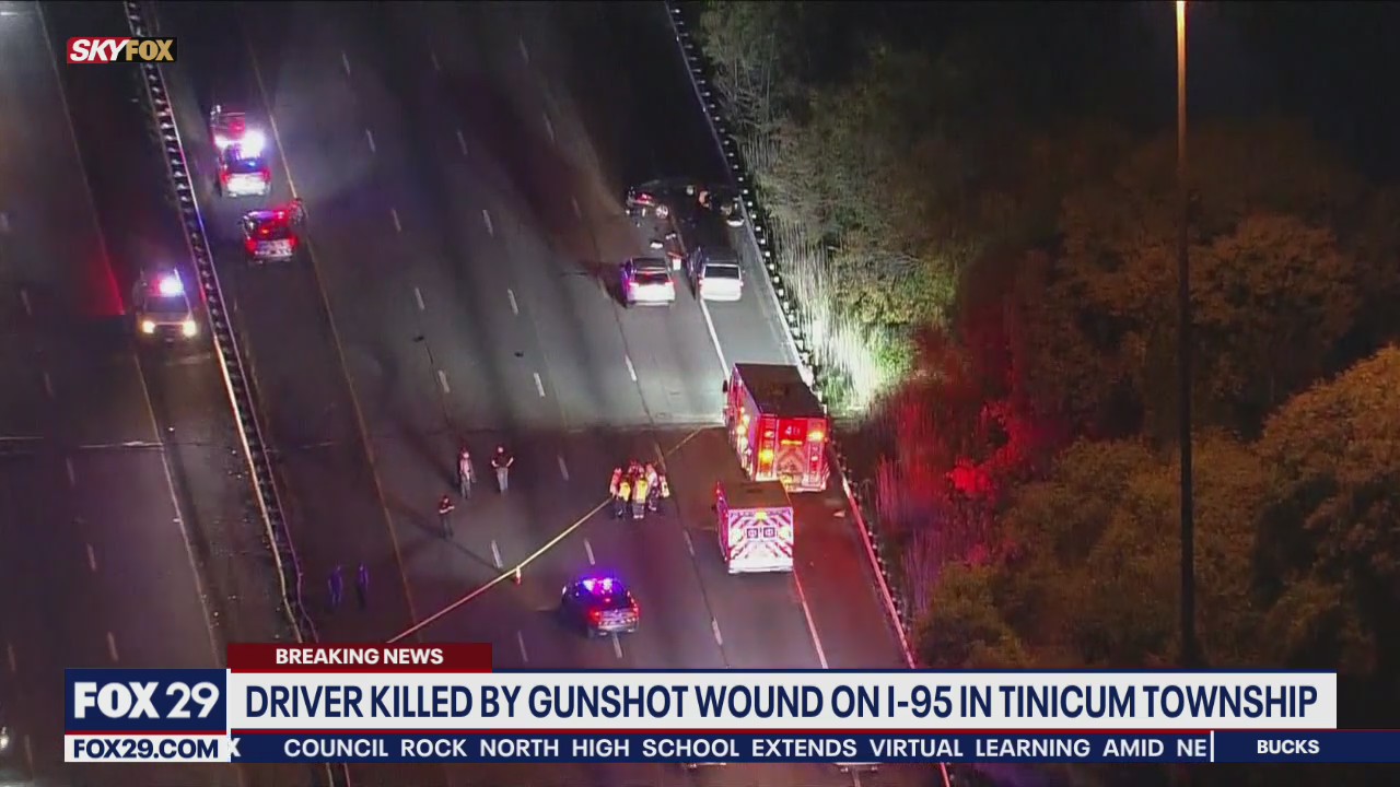 Police: Driver shot, killed on I-95 in Tinicum Township