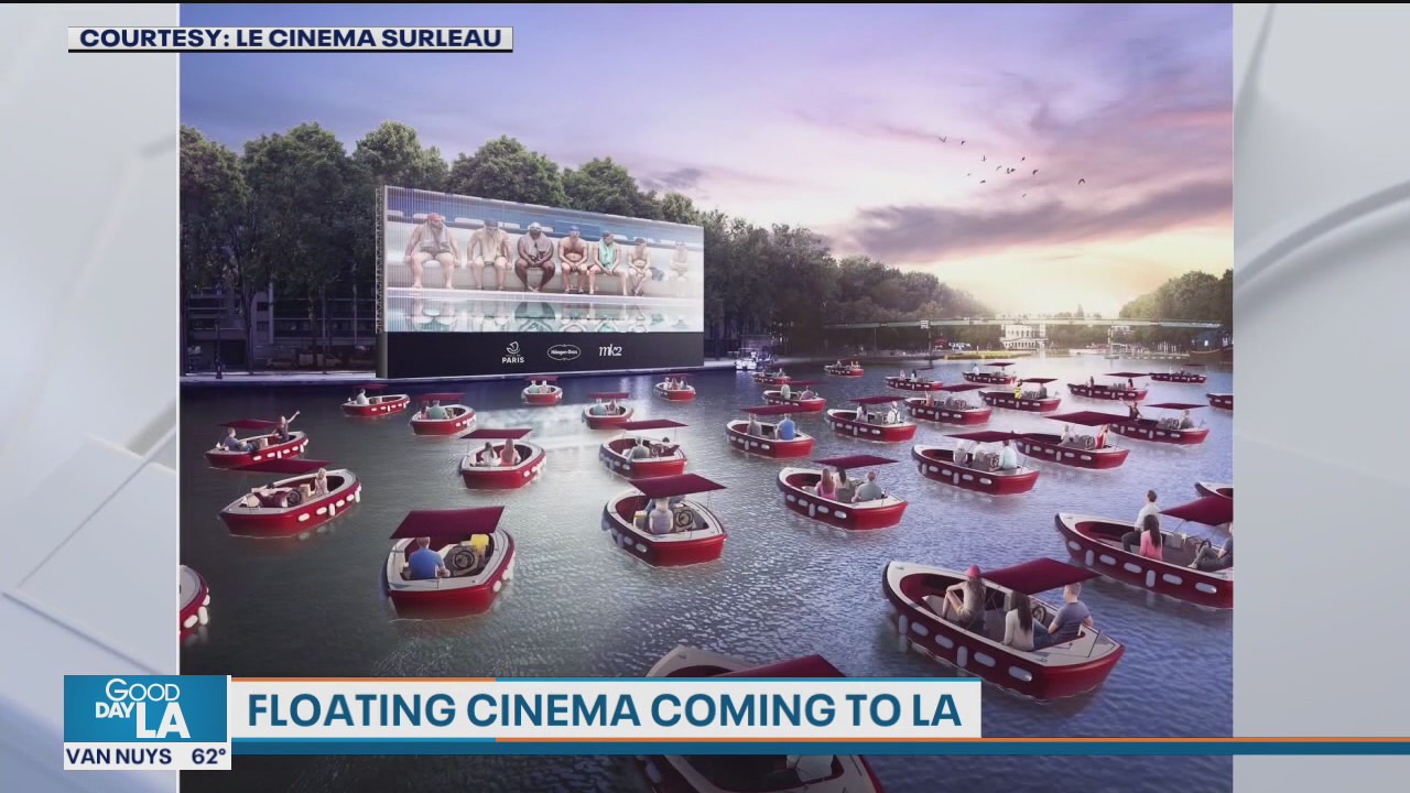 Floating cinema equipped with social distancing boats coming to Los Angeles