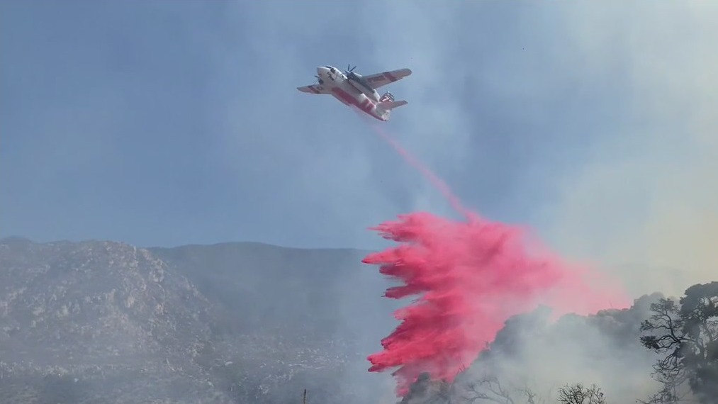 Crews work to battle Flats Fire