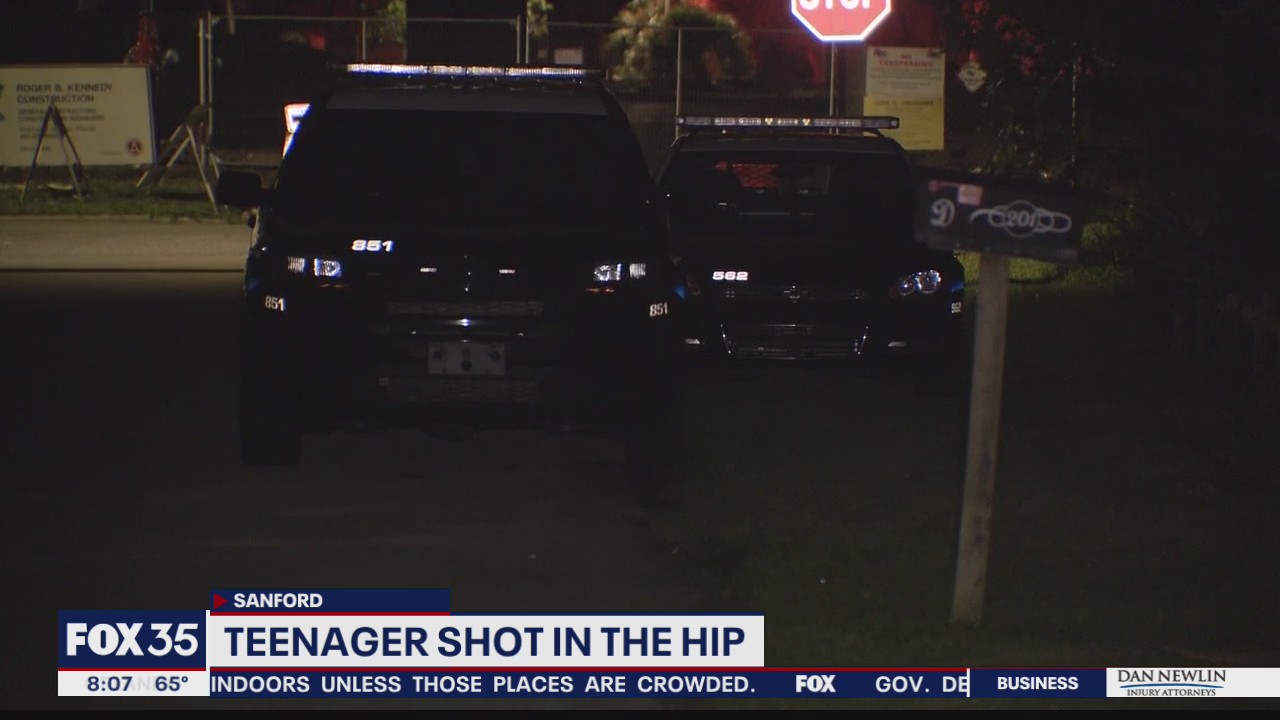 Teen shot in hip in Sanford deputies say