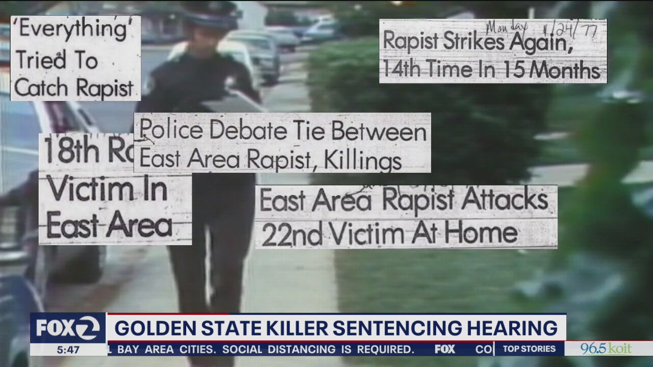 Golden State Killer to be sentenced
