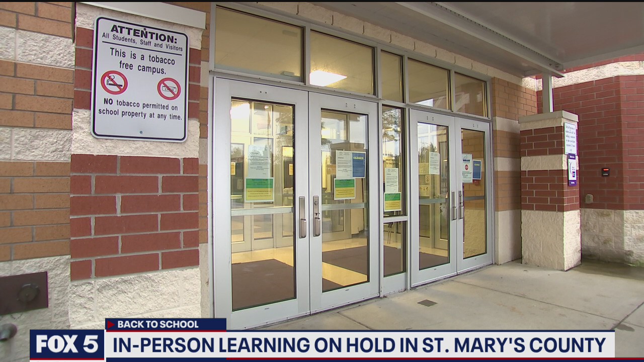 In-person learning on hold in St. Mary's County