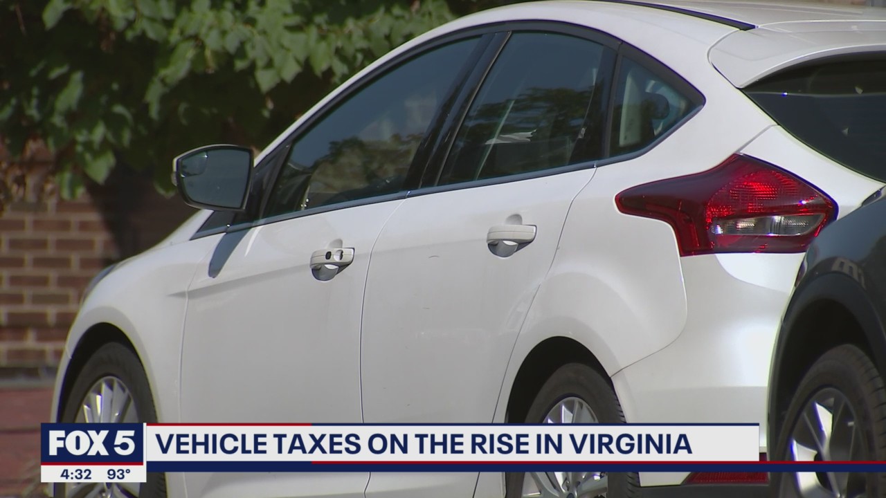 Vehicle taxes on the rise in Virginia