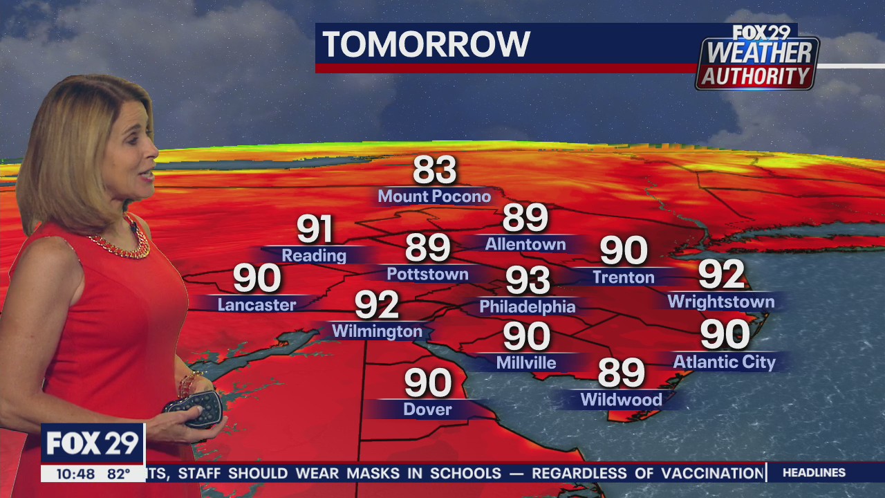 Weather Authority: 10 p.m. Monday forecast