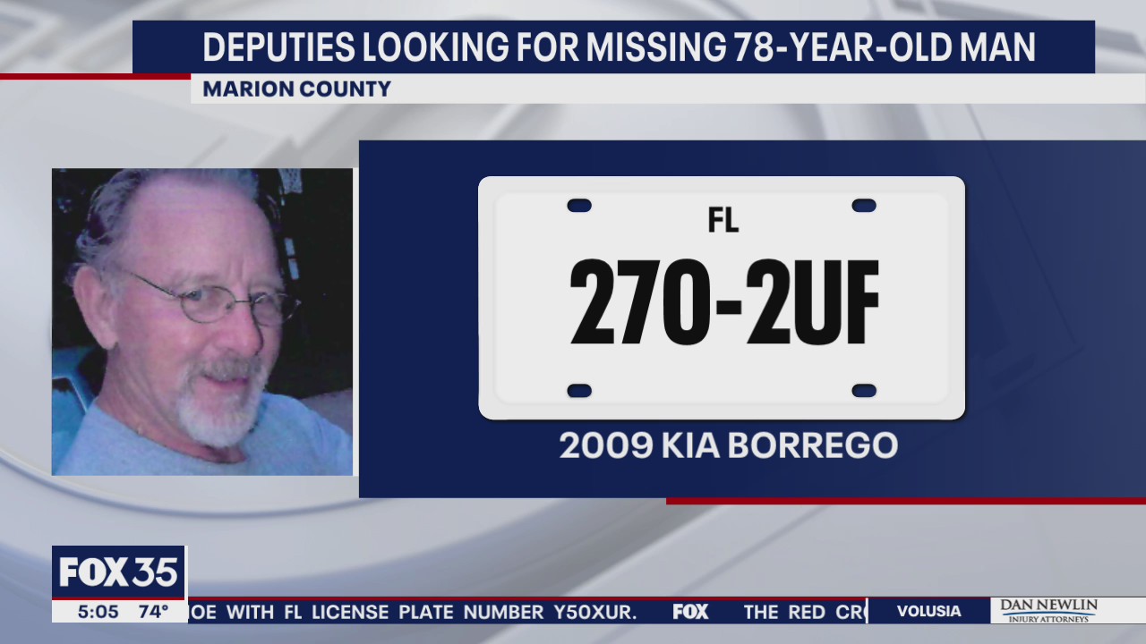 Deputies looking for missing elderly man