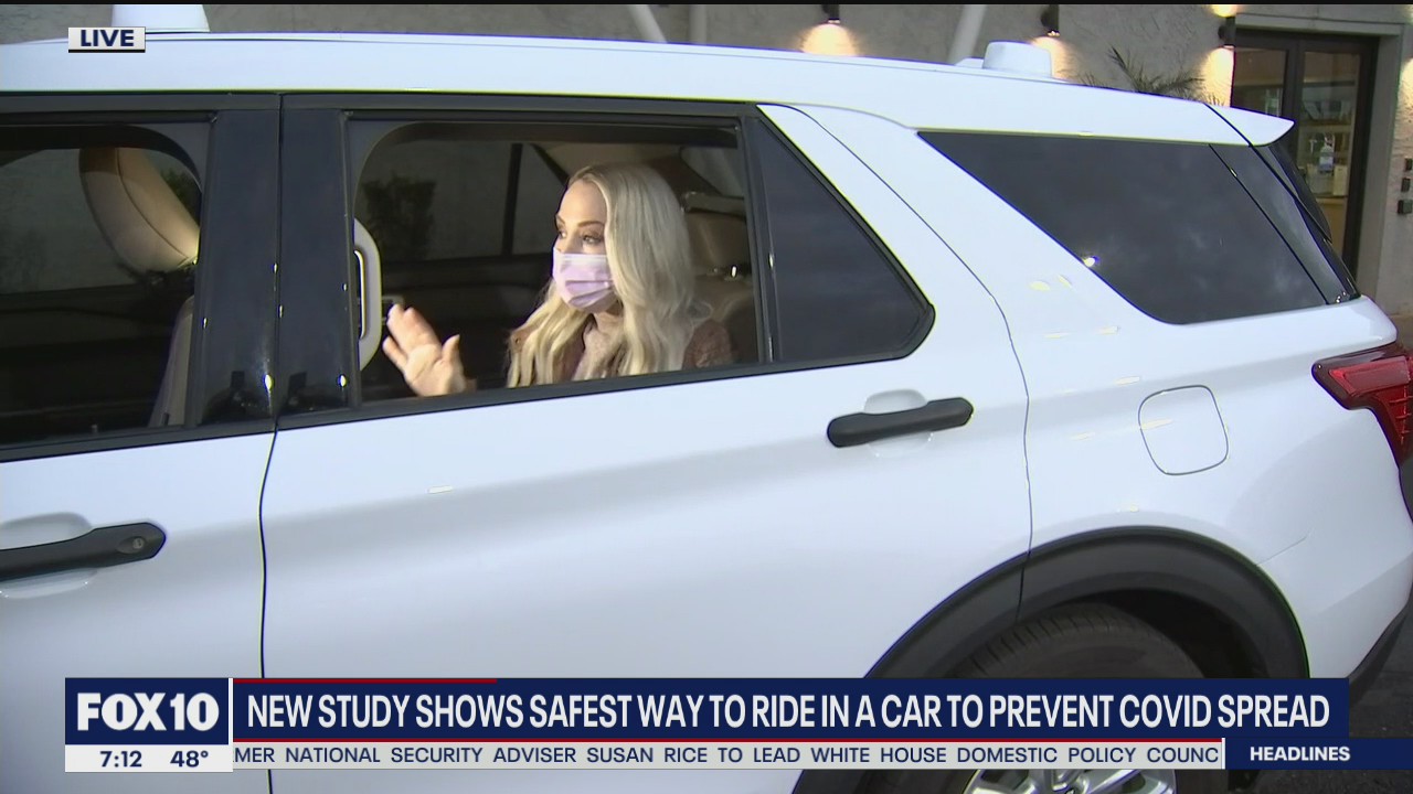 New study shows safest way to ride in car to prevent spread of COVID-19