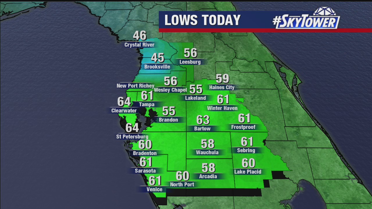 Tuesday afternoon forecast
