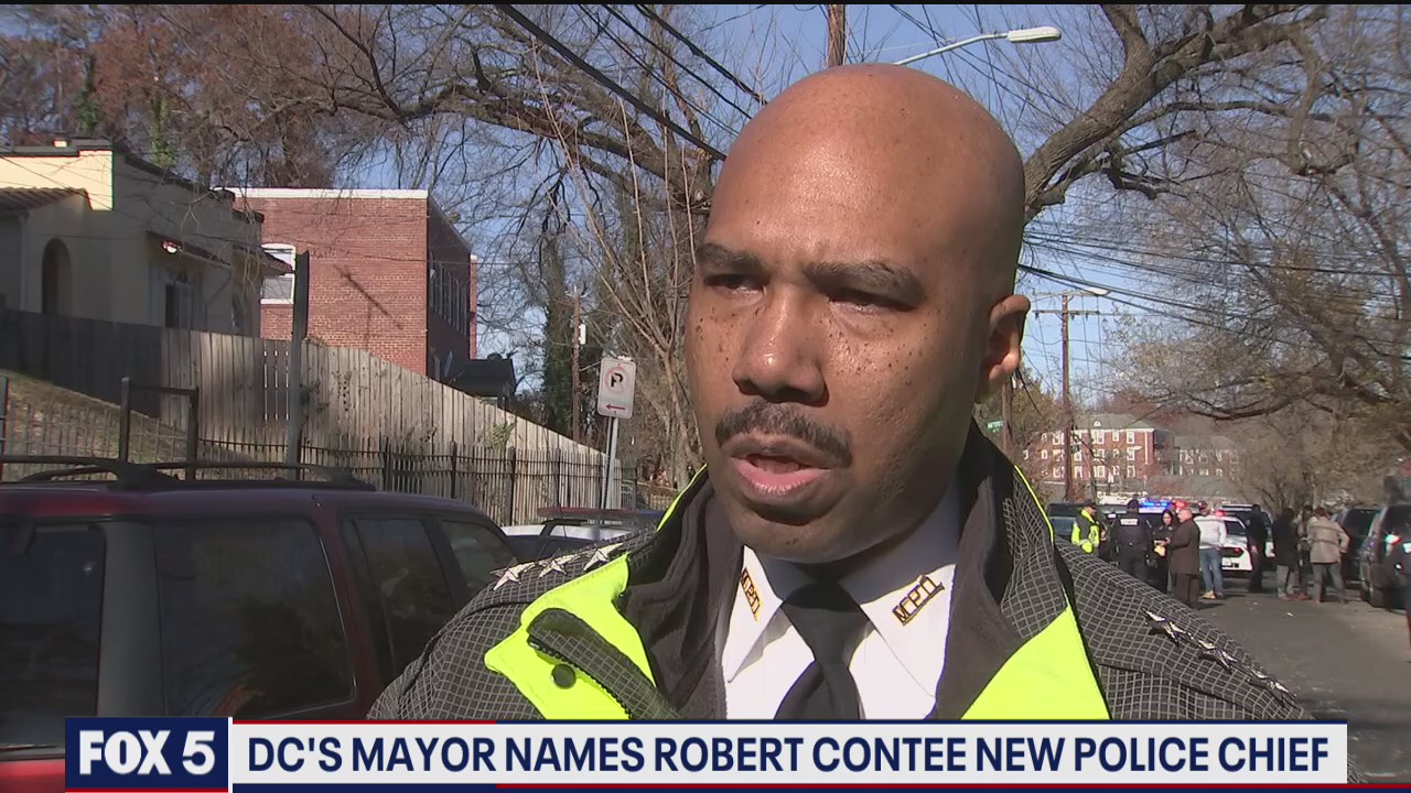 DC's mayor names Robert Contee new police chief