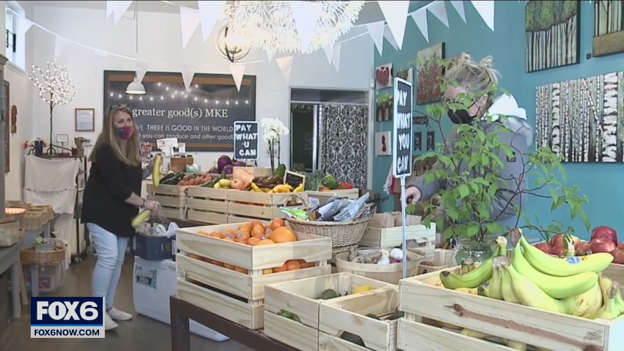 Pay-what-you-can grocery store opens off North Avenue