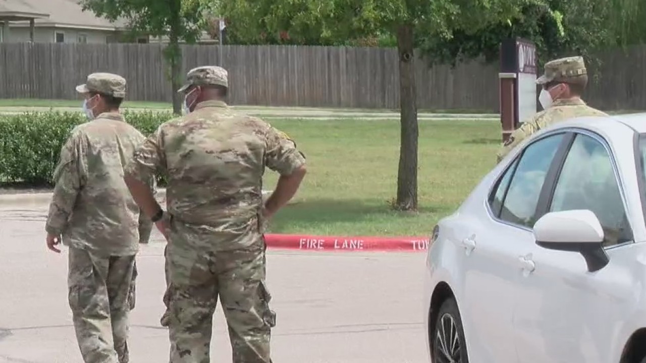 San Marcos continues free COVID-19 with the help of National Guard