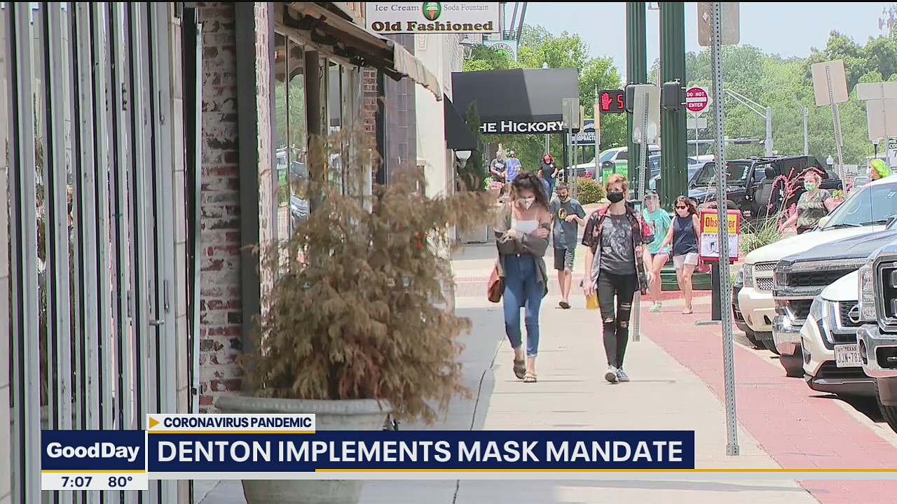 Denton implements mask mandate